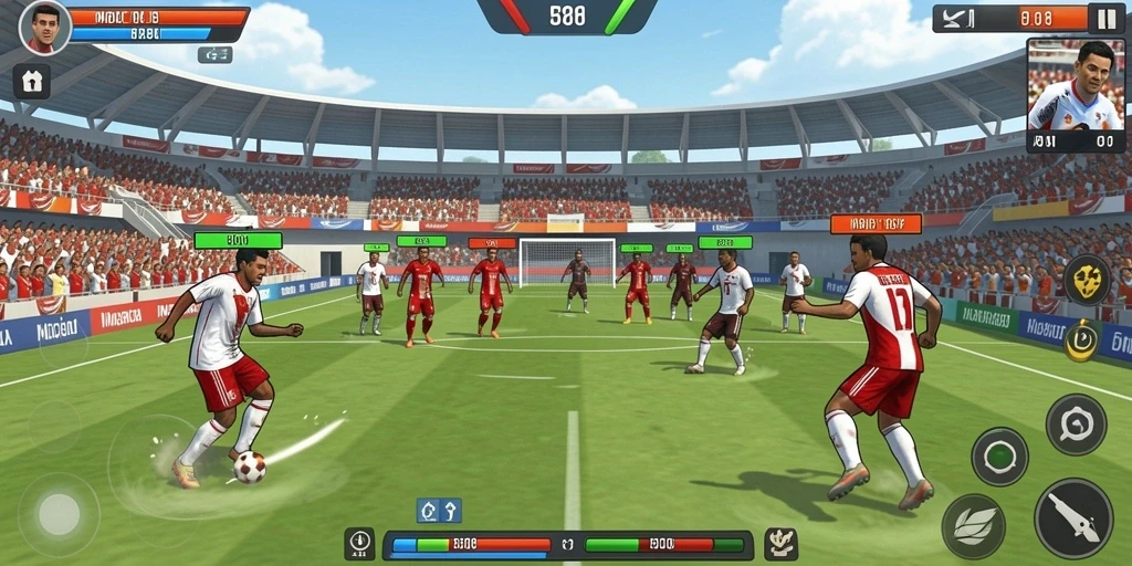 Screenshot ketiga menampilkan pemandangan dunia yang indah.