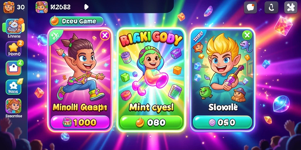 Screenshot dari fitur reward yang menarik.