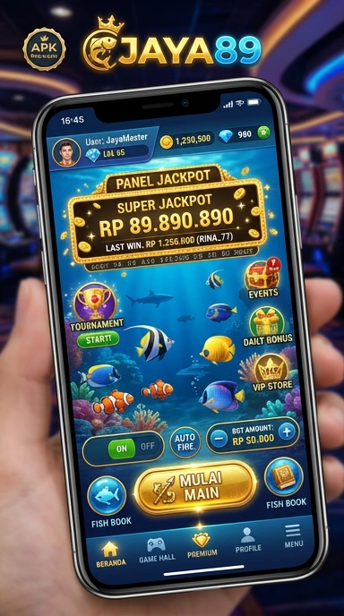 jaya89 — layar beranda
